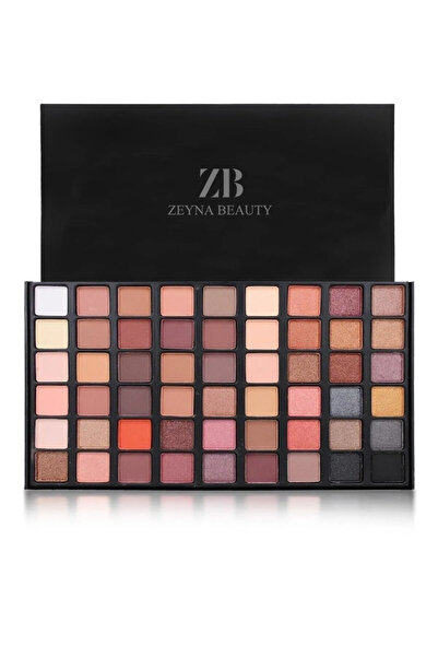 ZEYNABEAUTY 54'Lü Far Paleti Yüksek Pigment Mat & Sedefli Göz Far Paleti