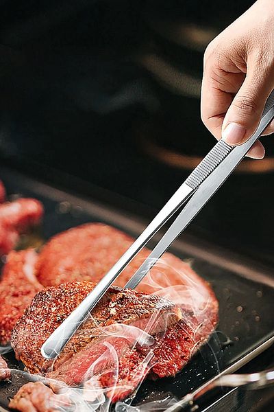 SARFEX Practical Cooking Tweezers - Meat Frying Tongs