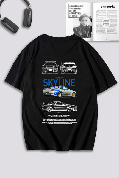 macklin Unisex Γυναικείες Ανδρικές Fast and Furious Skyline & Suki BACK Τυπωμ...