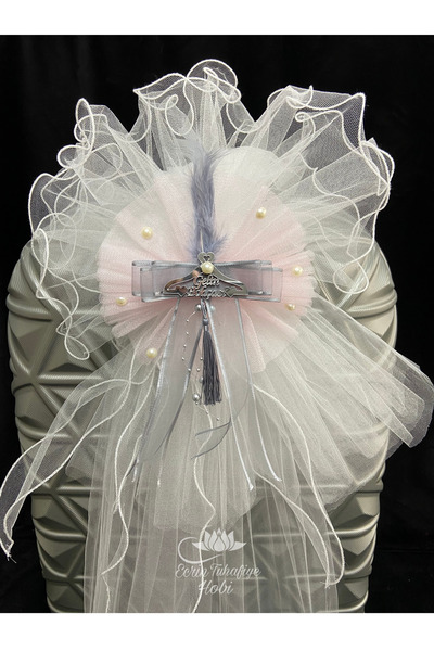 ecrin tuhafiye hobi 1 Adet Gelin Nişan Bavulu Süsleme Çiçeği Valiz Süsü & Boh...