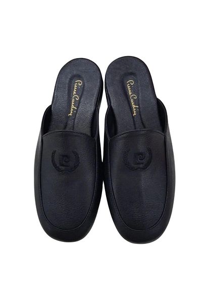 Pierre Cardin Ανδρικές δερμάτινες παντόφλες 289