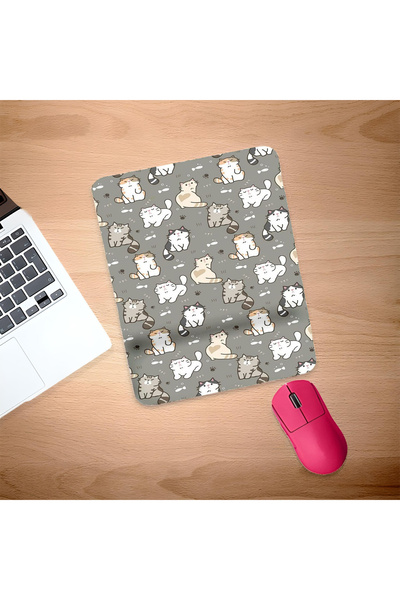 UcuruStore Μικροσκοπικά χαριτωμένα γάτες και ψάρια με βάση στήριξης καρπού γι...