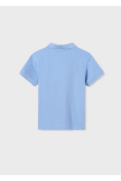 MAYORAL Tricou cu gât polo albastru pentru băiat 00890-045