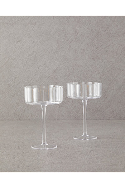 English Home Flor Pura Cam 2'li Cup Şeffaf