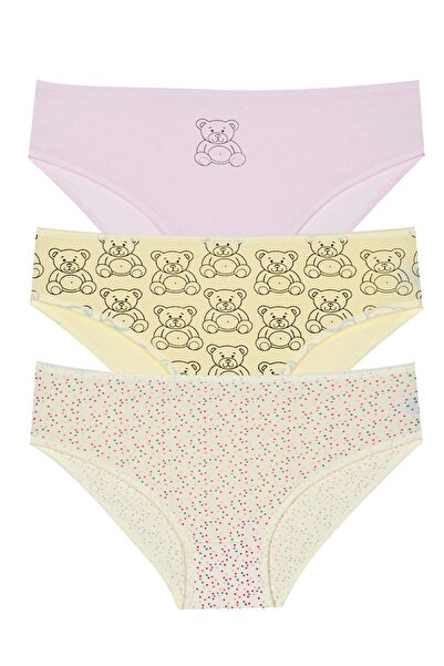 Berrak 6865-29 Kız Çocuk 3lü Külot