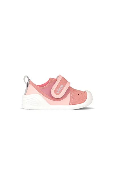 Vicco Uki 950.E24Y.166 Velcro Orthopedic Firs Step Shoes Baby Shoes POWDER