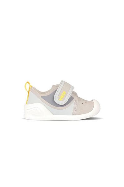 Vicco Uki 950.E24Y.166 Velcro Orthopedic Firs Step Shoes Baby Shoes GRAY