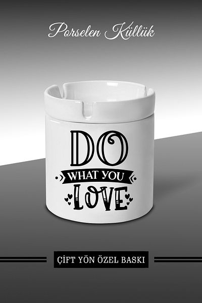 bymat Do What You Designed Ashtray - Porcelain Ashtray - Ash Tray *külbyX183