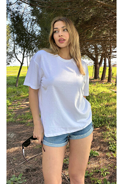 Maison La Femme Γυναικείο μπλουζάκι Unprinted Basic Cotton Oversize