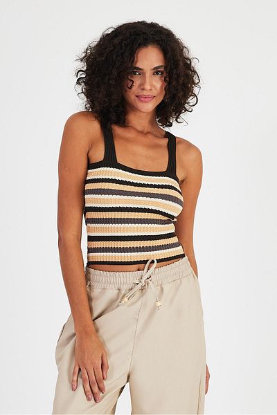 ALEXANDERGARDI COLOR BLOCKED CROP ATHLETE(A92356-S)