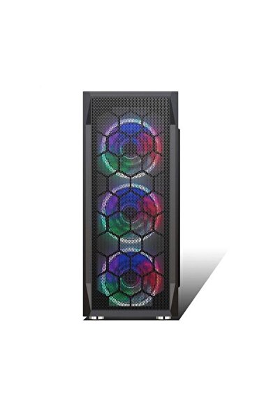 Hiper Zoe Gaming Rainbow Mid Atx Boş Bilgisayar Kasası 500W