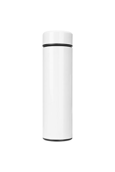 S-LINK Sl-Tm02 Matte White 450ml Inner 304 Outer 201 Thermos Mug - Glass