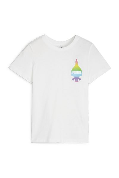 Puma Tricou alb cu imprimeu pentru bărbați 62481602- X Trolls Tee
