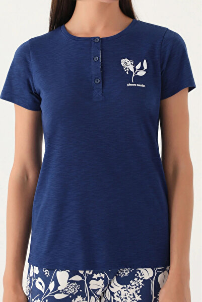 Pierre Cardin Νέα σεζόν Βαμβακερά κοντομάνικα γυναικεία πιτζάμες Επιλογή μεγάλου μεγέθους