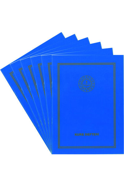 Gülpaş KURS DEFTERİ PLASTİK KAPAK  21 X 28  24 YAPRAK 6' LI PAKET
