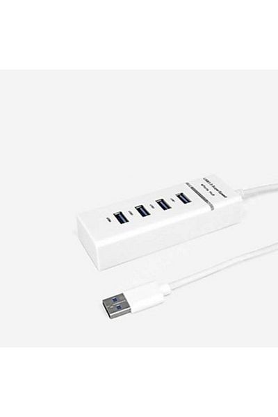 Teknoloji Gelsin Usb 3.0 Multiplexer Replicator 4 Port 1.2 Meter Usb Hub White