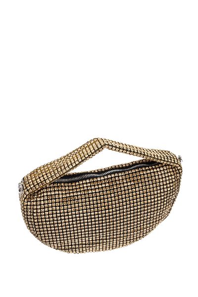 Tamer Tanca Women's Vegan Gold Shoulder Bag