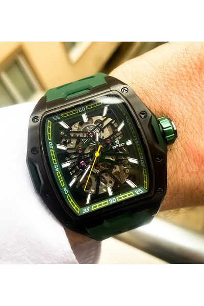 Reward waterproof Square automatic Men's wristwatch