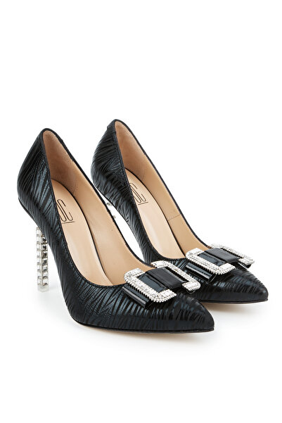 Cengiz Gümüş Özel Silindir Topuk Kadın Ayakkabı