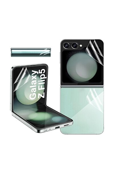UnDePlus Samsung Galaxy Z Flip 5 Hizalama Aparatlı S-Fit Body Ekran Koruyucu ...