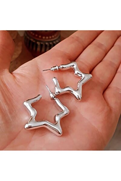 StainlessStore kadın yıldız küpe