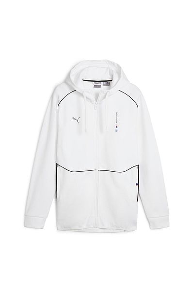 Puma Ανδρικό φούτερ Bmw Mms σε λευκό στυλ casual 62414402