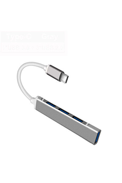 Apera TR-94-1 USB C 4 in 1 HUB Type-C to 4x USB A 3.0 Port Adaptör