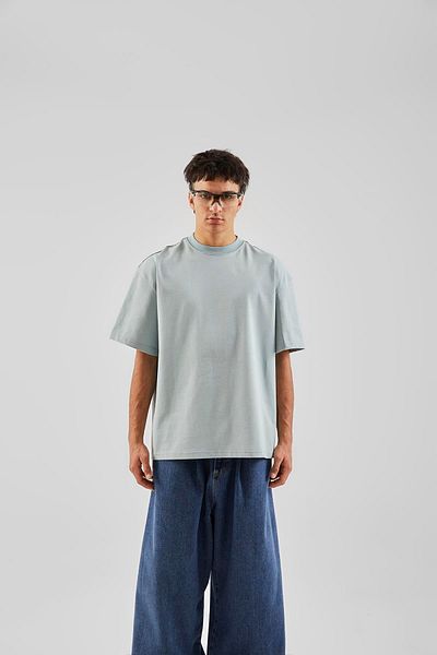 Flaw Wear تيشيرت Flaw Atelier Premium باللون الأخضر المائي مقاس كبير