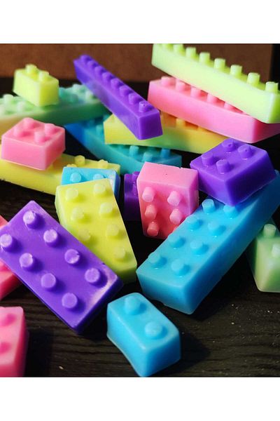 SOO SOAP صابون ليجو - هدية خاصة للديكور الطبيعي للأطفال