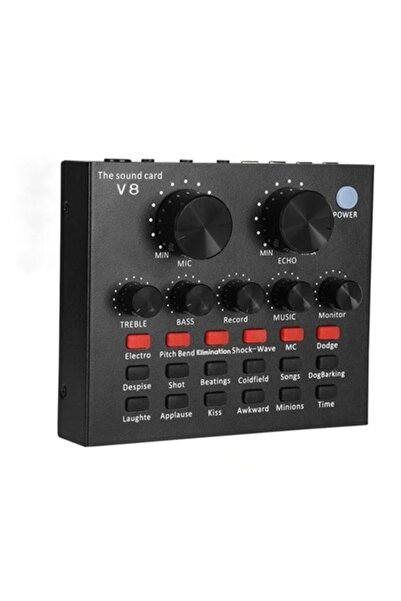 Genel Markalar Jbm V8 Canlı Yayın Ses Kartı Telefon Pc Podcast Radyo