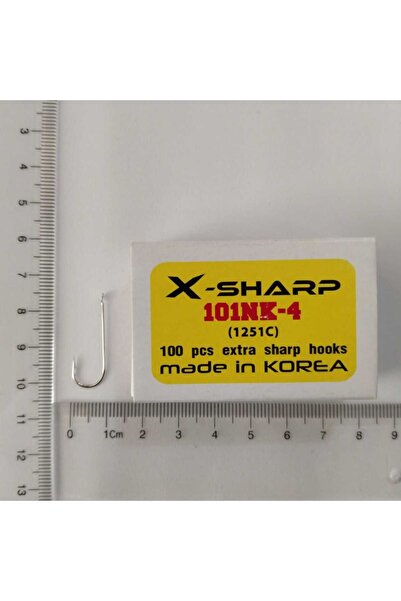 Sharp 1251C NİKEL OLTA İĞNESİ 100'LÜ KUTU NO : 4
