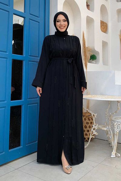Bym Fashion Μαύρη Κεντητή Χάντρες 7894 σε μαύρο χρώμα