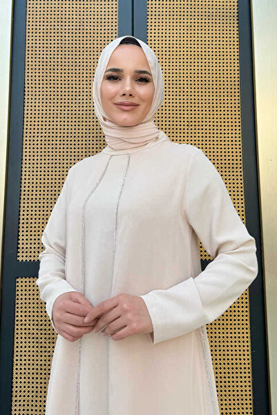 Bym Fashion Specified Parts Stone Detailed Cloak Double Set 8487 Stone