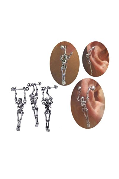 Bylin Takı Cerrahi Çelik Iskelet Piercing . Kulak - Helix - Meme