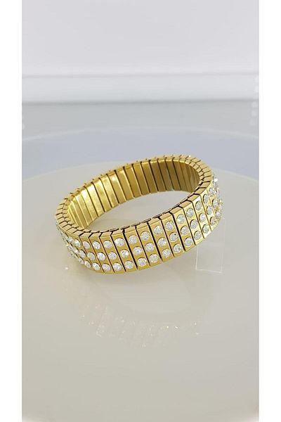 SONES Flexible Jewelled Steel Bracelet |   Sns 4008019