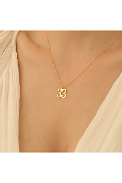 EskiJewelry 925 Ayar Gümüş Rakam Kolye