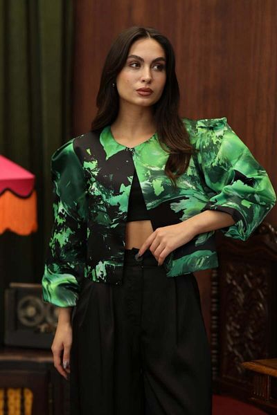 LaGrace Fleur Designer Bomber Jacket