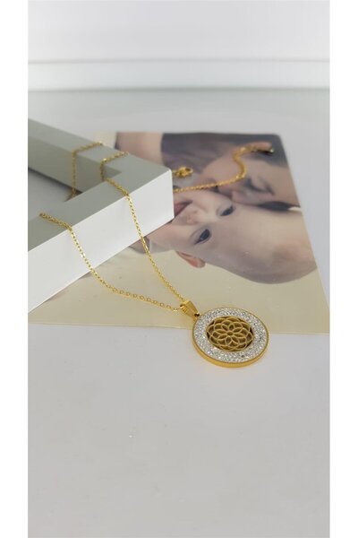 SONES قلادة من الفولاذ الذهبي توروس (يمثل قلب الجسر) |   sns 200214