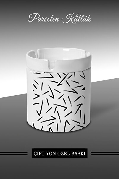 Bytwo Попільничка з дизайном змішаного малюнка - Порцелянова попільничка - По...