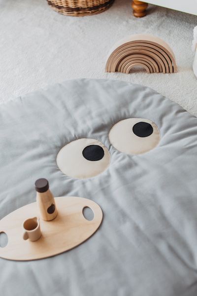 DERY BABY Oyun Halısı Oyun Matı- GREY (100-85)cm