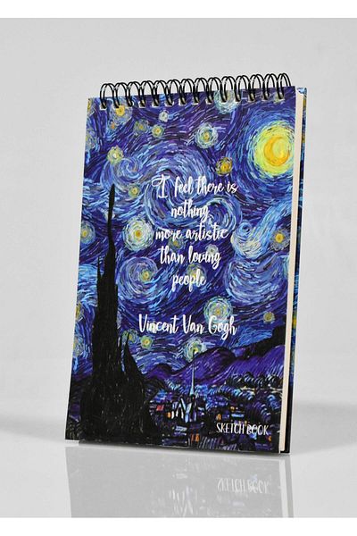 4nio 19x13 DESIGN DRAWING BOOK VAN GOGH
