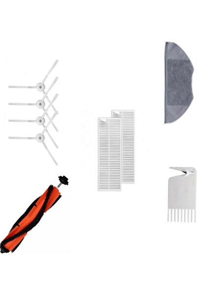 srfn ticaret Xiaomi Mop 2 în 1 Essential - Set de filtre și perii din 6 piese