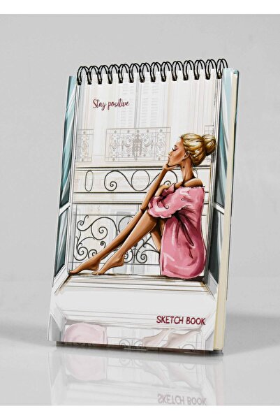 4nio 19x13 DESIGN CRTANJE NOTEBOOK DEVOJKA NA STAKLU