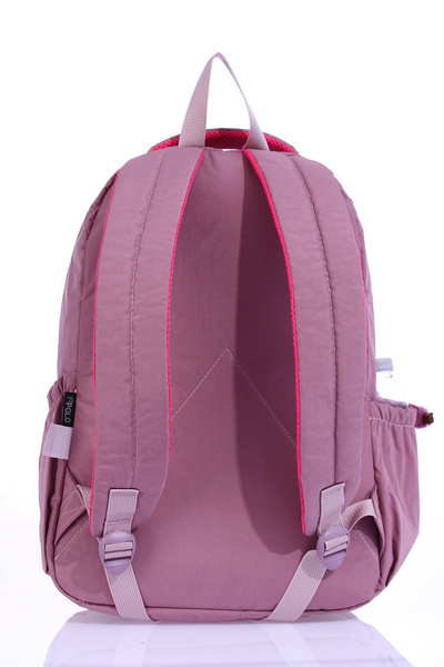 By Hakan My Polo 8670 Crinkle Schoolbag Backpack Daily Trip Sports Travel Vacation Multi-Compartment Laptop Compartment