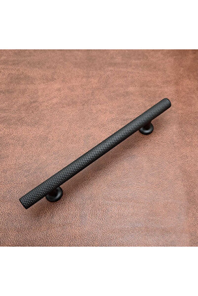 KOLDOOR Mobilya Dolap Kulpu Mutfak Çekmece Kulpu Çizgili Doruk Mat Siyah 128 ...