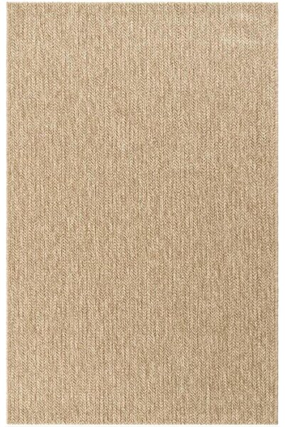 SEYRAN HALI India 670 Bej Modern Jüt Desen Makine Halısı