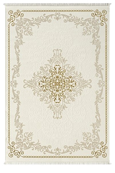 SEYRAN HALI Milas 815 Gold Klasik Desen Makine Halısı
