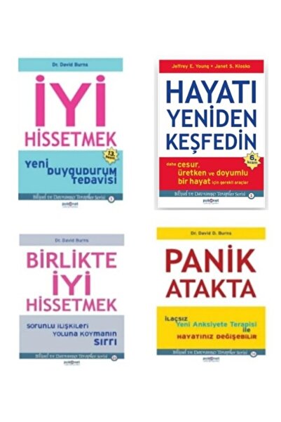 Psikonet Yayınları Iyi Hissetmek-Panik Atakta-Birlikte Iyi Hissetmek-Hayatı Y...