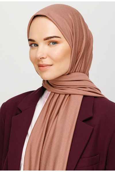 FRESCO SCARFS حجاب حجاب شال قطني ممشط وردي