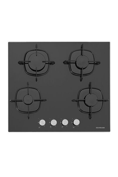Silverline Siyah Cam Ankastre Set (3490 Oslo Davlumbaz - CS5356B01 Ocak - BO6501B01 Fırın)